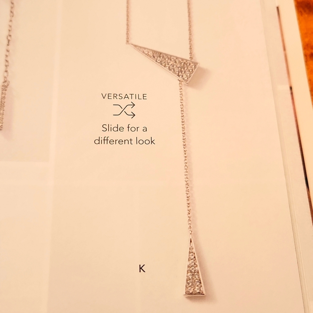 Point of View Necklace Touchstone Crystal by Swarovski. NIB